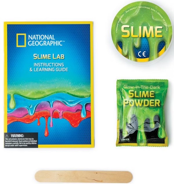 Laboratorul de slime fosforescent. Kit educativ STEM