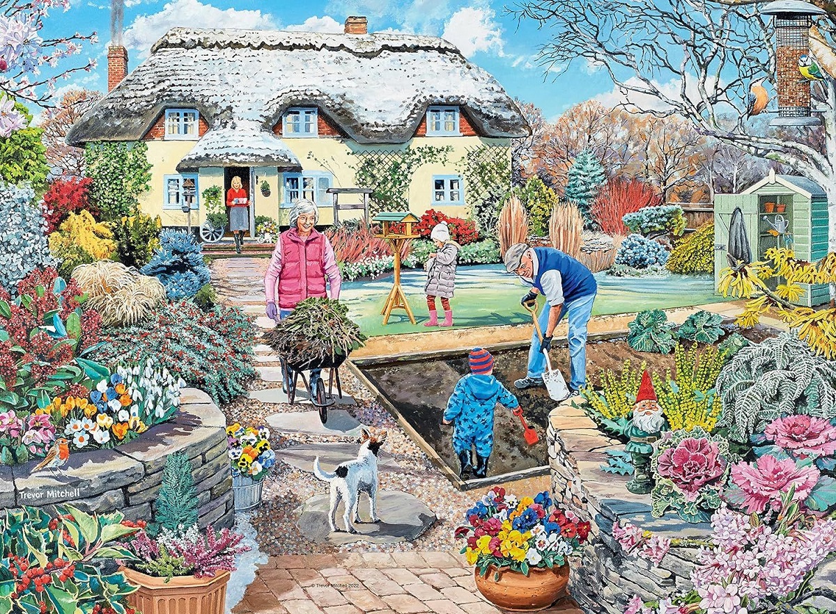 Puzzle 500 piese. Gradina bunicului