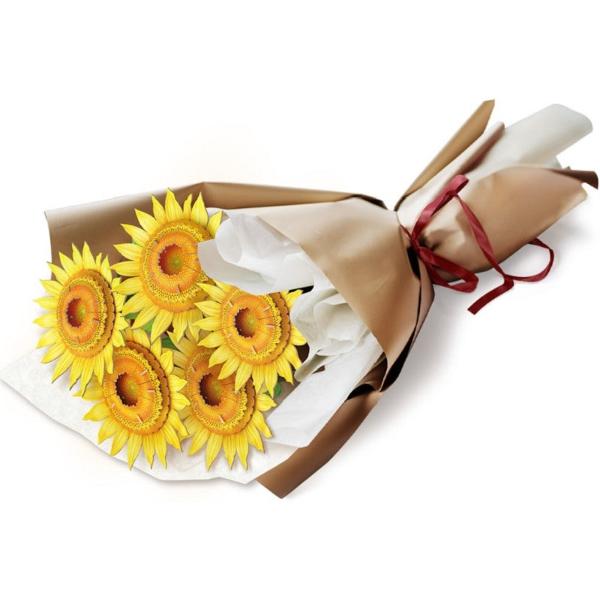 Puzzle 3D: Buchet de Floarea soarelui