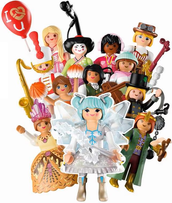 Figurine fete cu accesorii interschimbabile