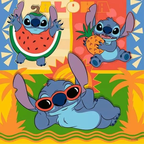  Puzzle 3x49 piese. Disney. Stitch