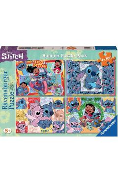 Poza produsului Puzzle 4x100 piese. Disney Stitch
