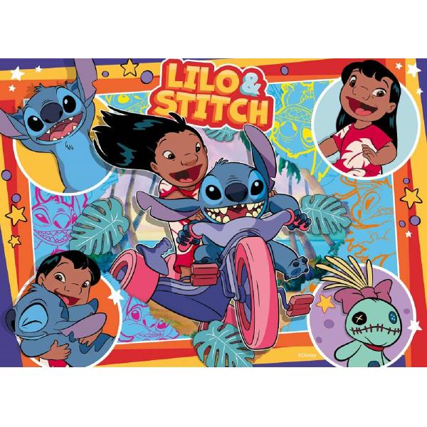 Puzzle 4x100 piese. Disney Stitch