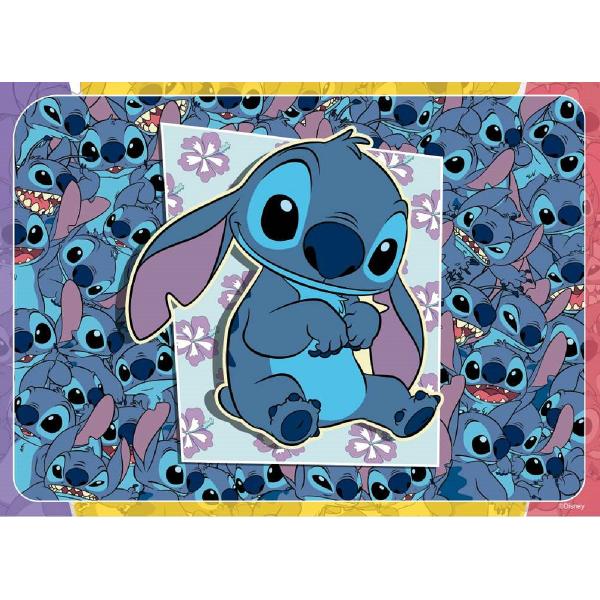 Puzzle 4x100 piese. Disney Stitch