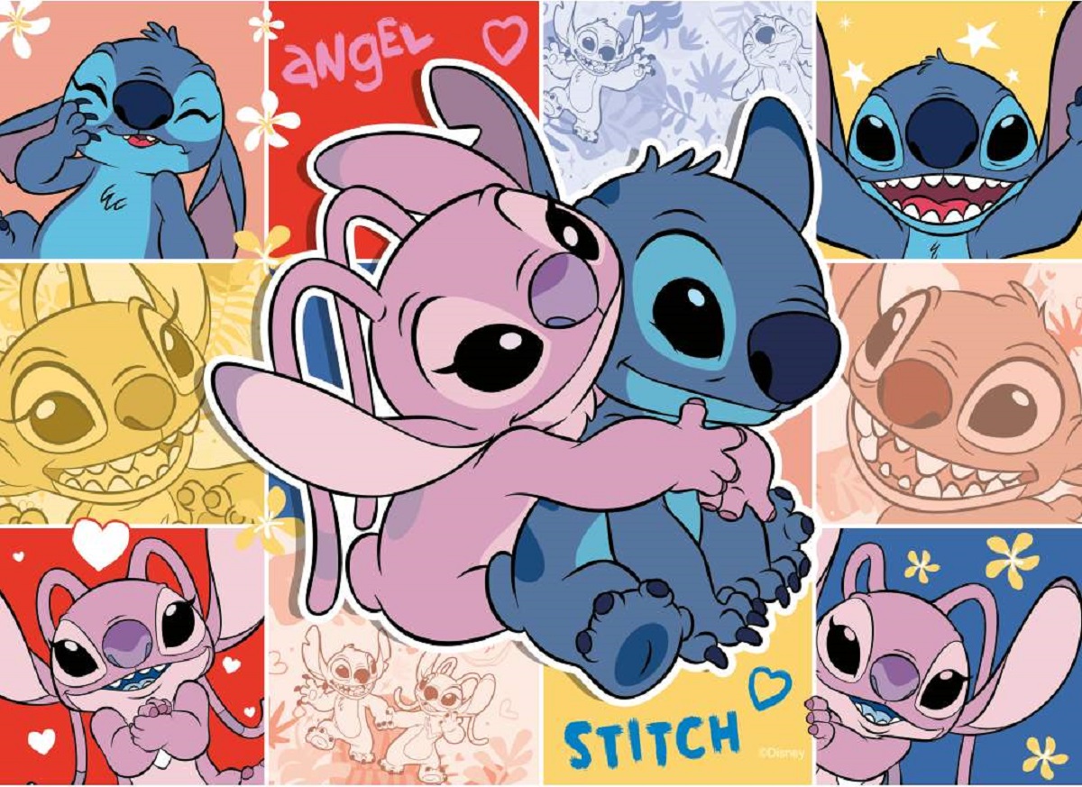 Puzzle 4x100 piese. Disney Stitch