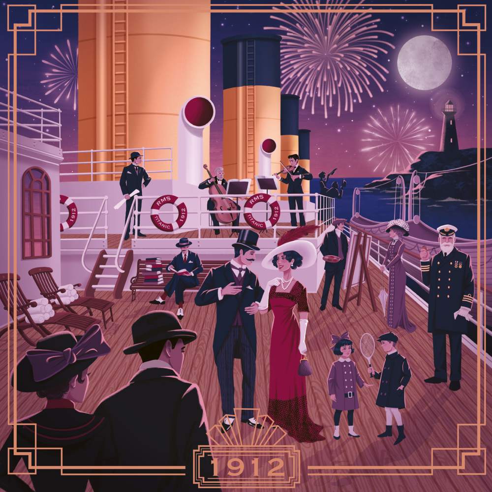 Puzzle 750 piese. Titanic