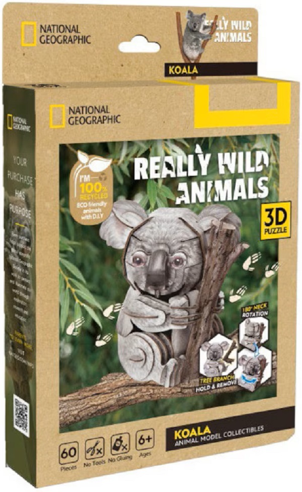  Puzzle 3D. Koala