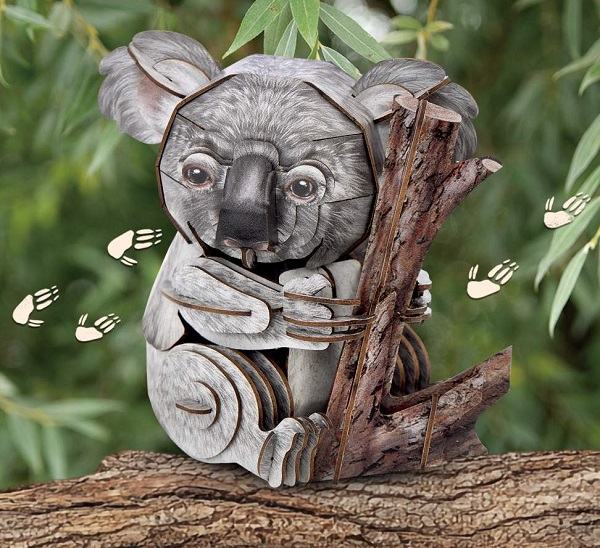 Puzzle 3D. Koala