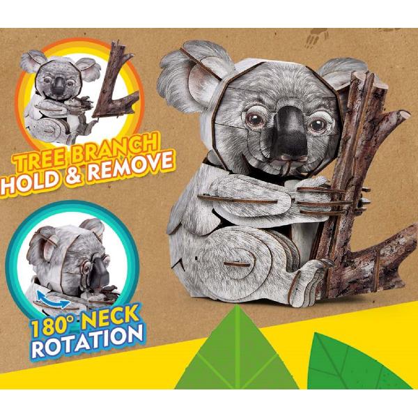  Puzzle 3D. Koala