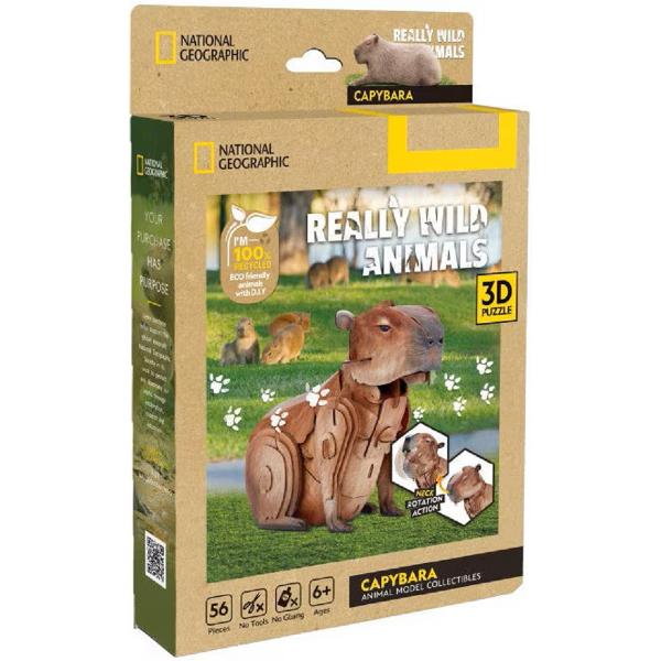 Puzzle 3D. Capibara