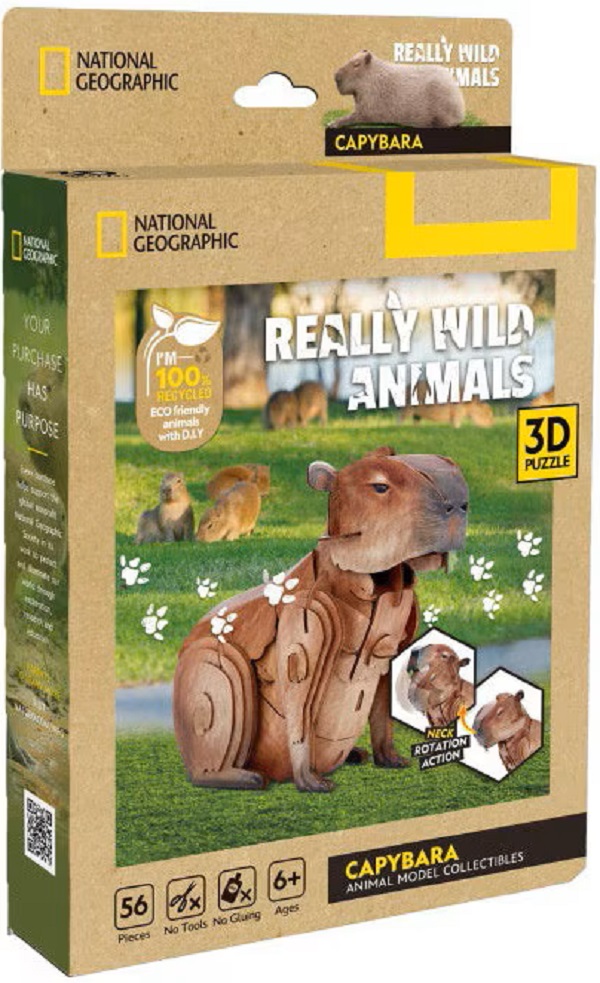 Puzzle 3D. Capibara