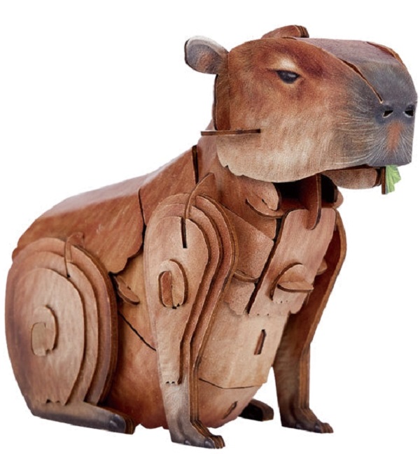 Puzzle 3D. Capibara