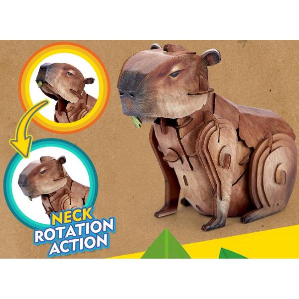 Puzzle 3D. Capibara