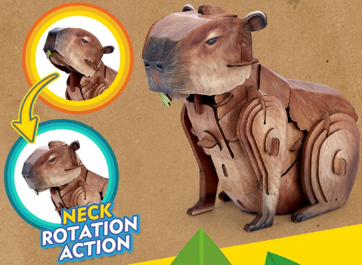 Puzzle 3D. Capibara