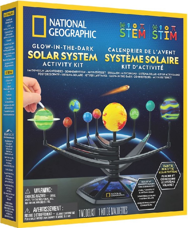 Sistemul solar planete fosforescente. Kit educativ STEM