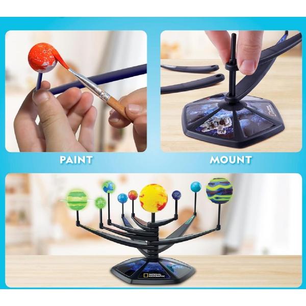 Sistemul solar planete fosforescente. Kit educativ STEM