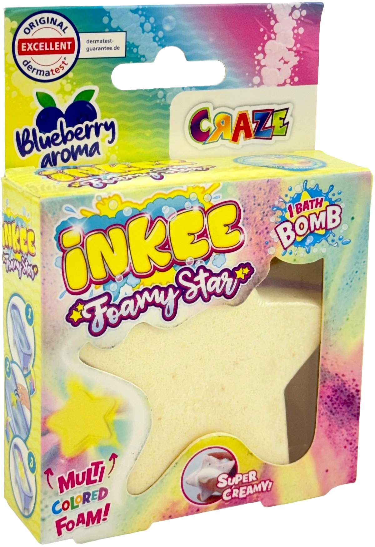 Stea galbena efervescenta. Inkee