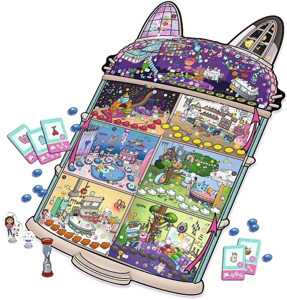 Joc: Detecticul Meow. Gabby’s Dollhouse