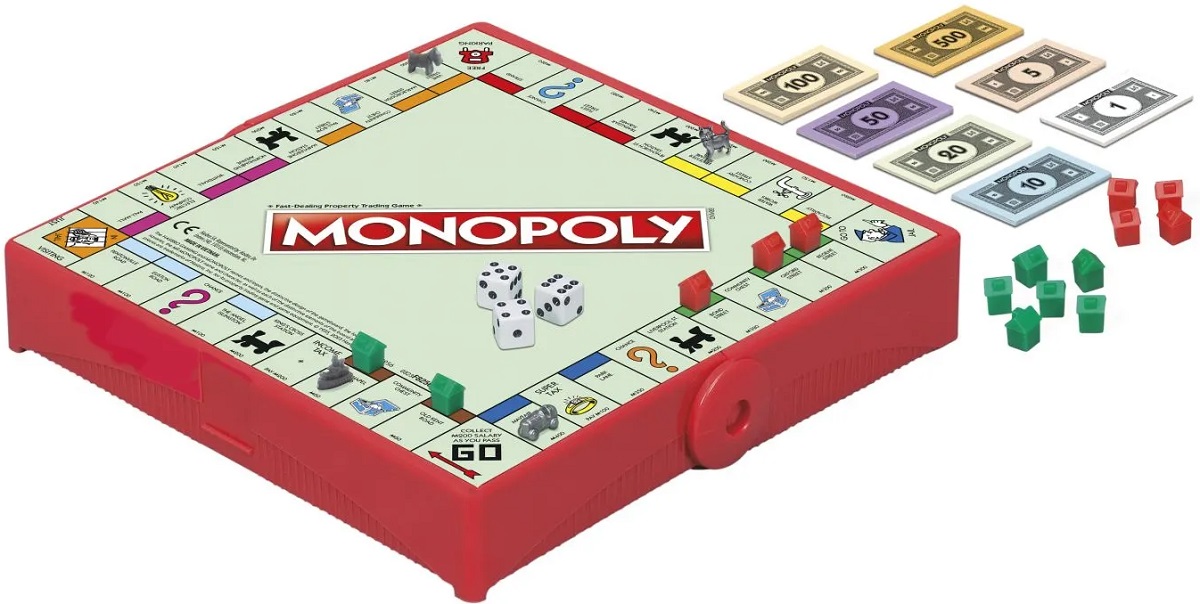 Joc: Monopoly. Grab and Go in limba engleza