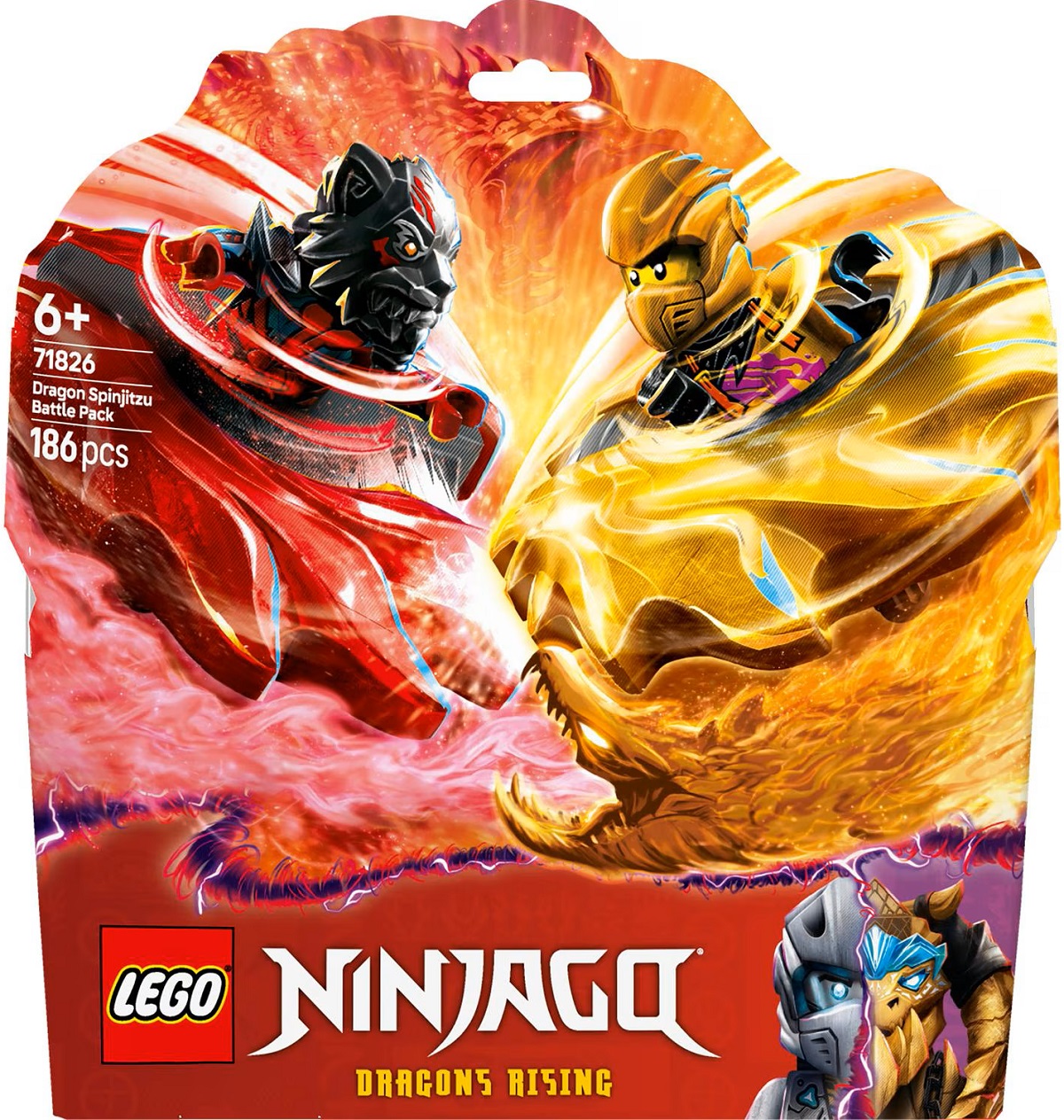 Lego Ninjago. Pachet de lupta cu dragoni Spinjitzu