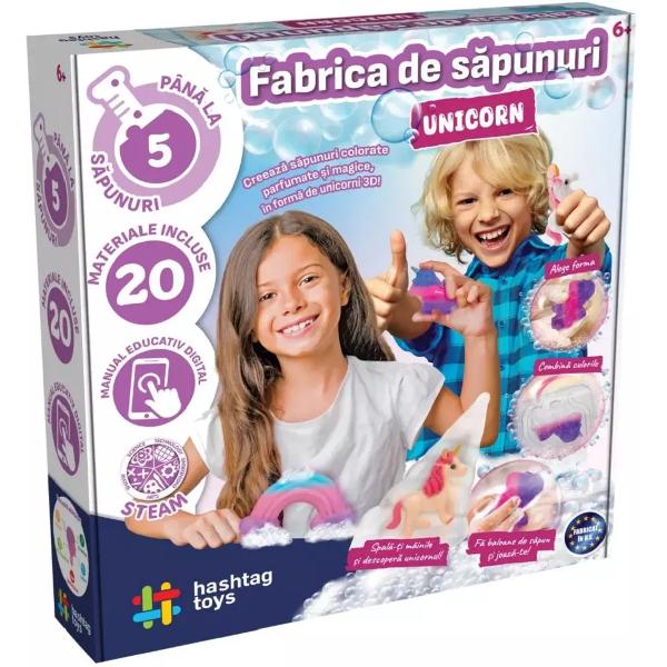 Set Fabrica de sapun cu unicorn. Kit STEAM