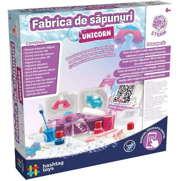 Set Fabrica de sapun cu unicorn. Kit STEAM
