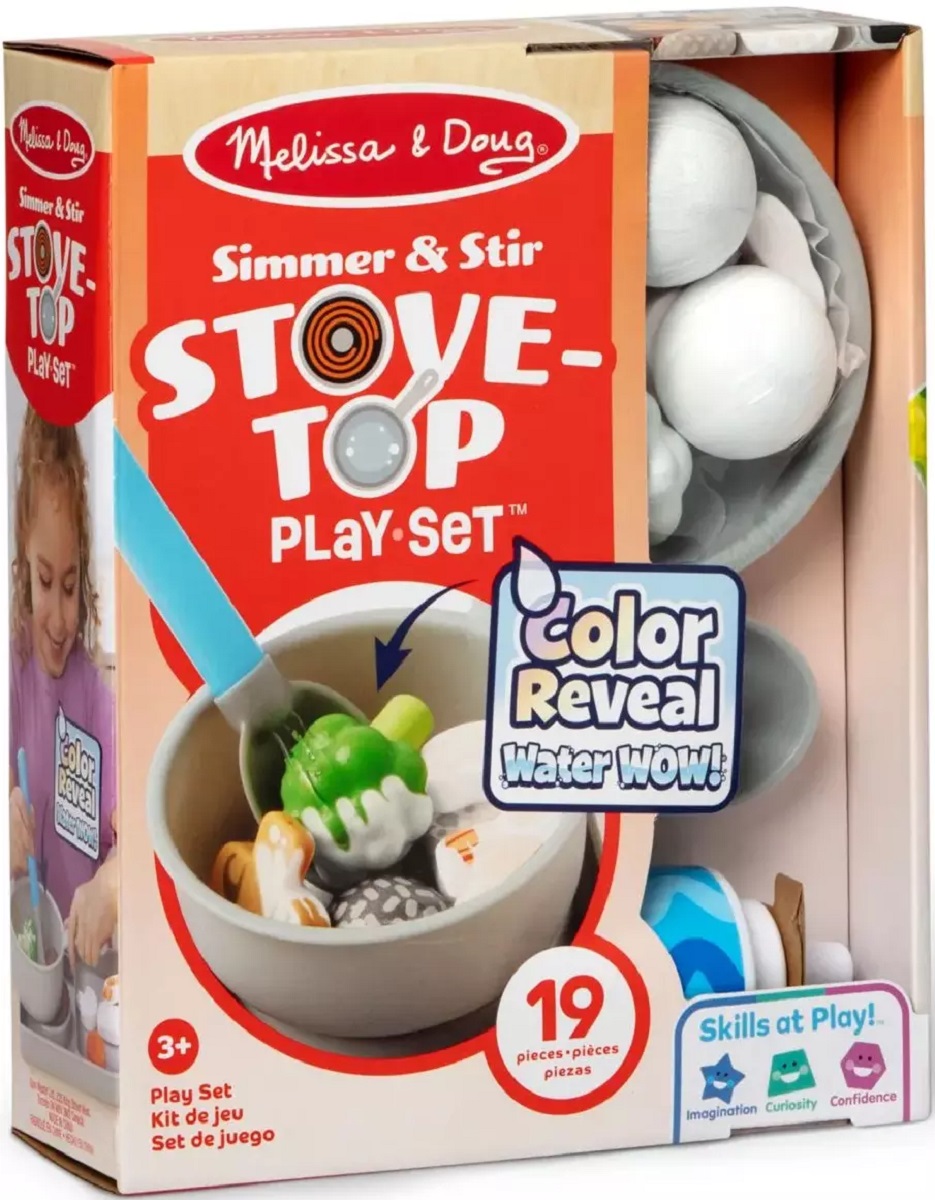 Set de joaca pentru gatit cu schimbarea culorii