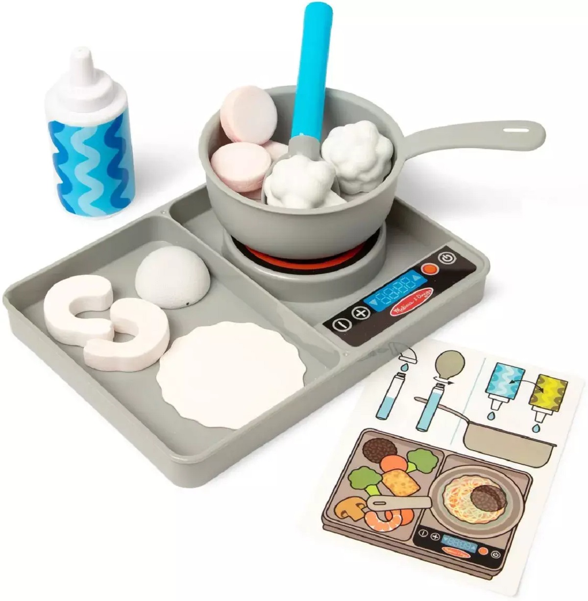 Set de joaca pentru gatit cu schimbarea culorii