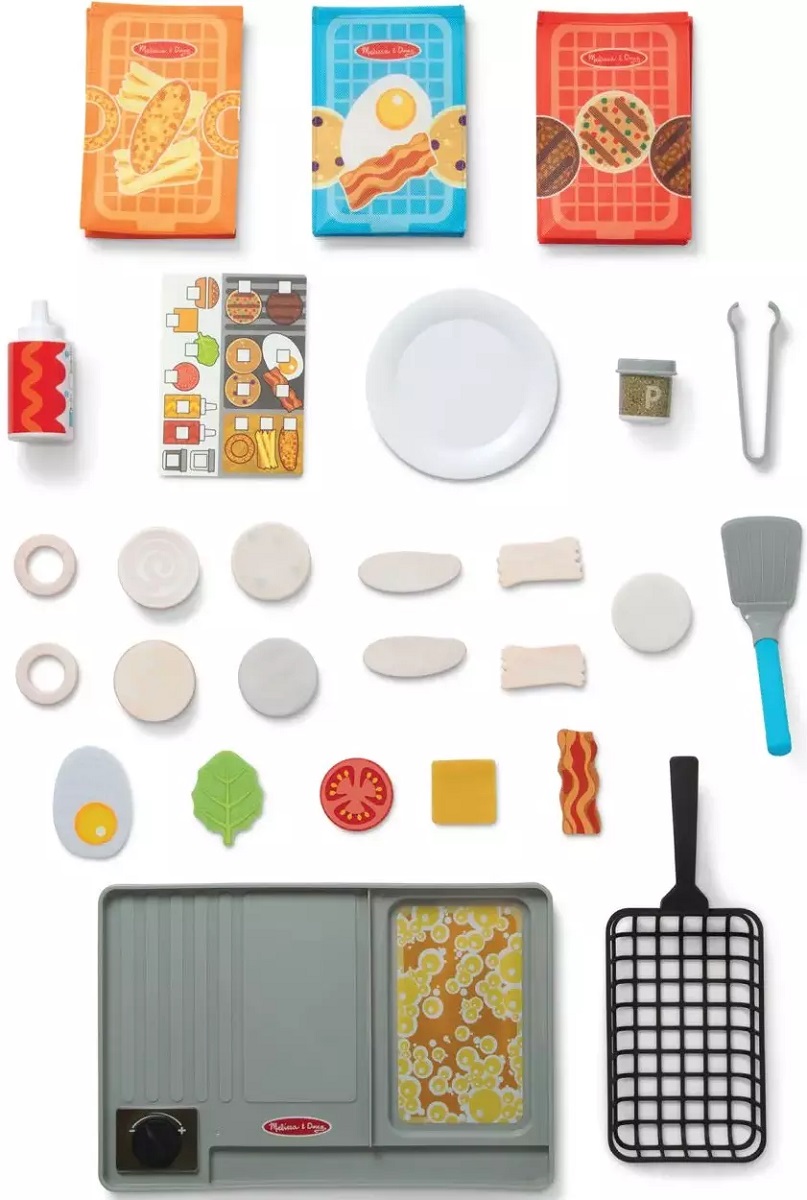 Set de joaca. Gratar cu schimbarea culorii