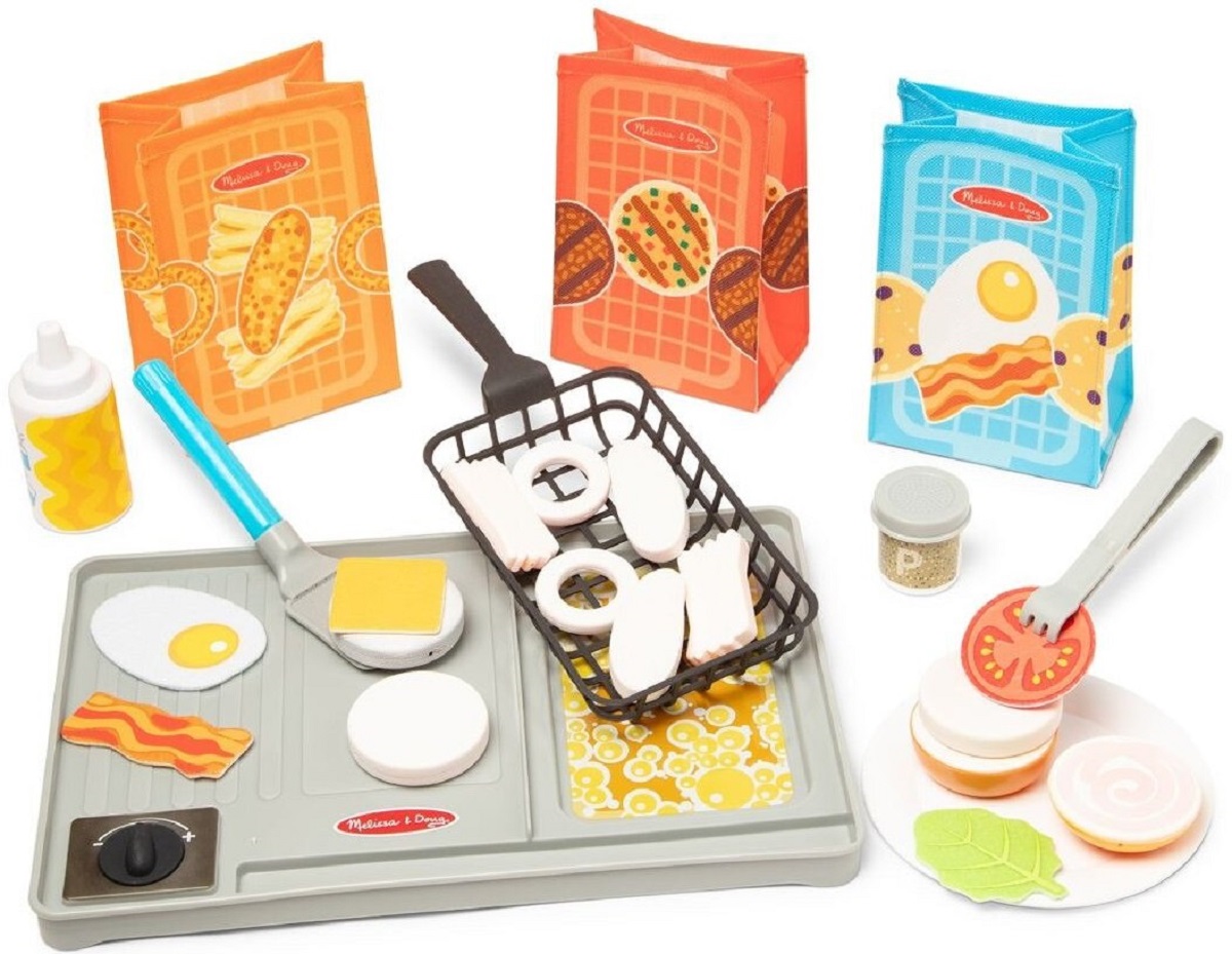 Set de joaca. Gratar cu schimbarea culorii