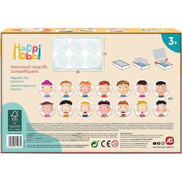 Joc magnetic: Invatare emotionala. Happi Hobbi