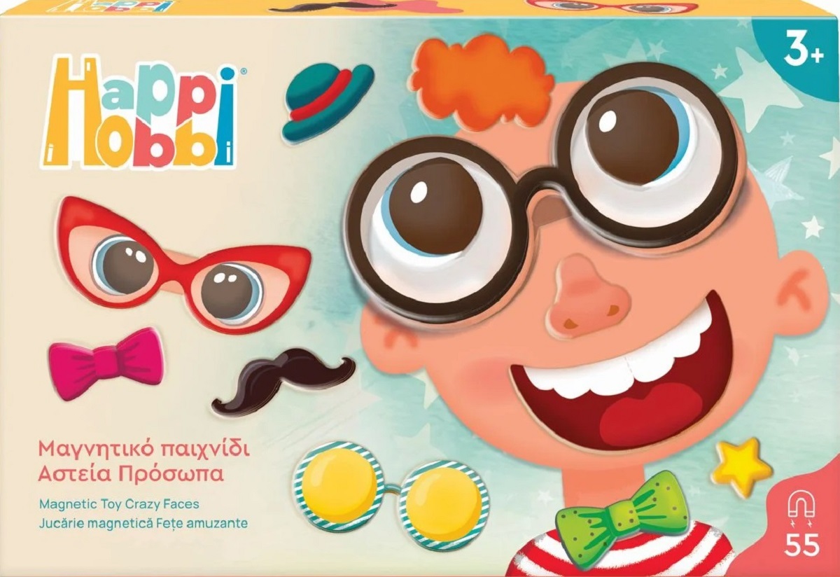 Joc magnetic: Fete amuzante. Happi Hobbi