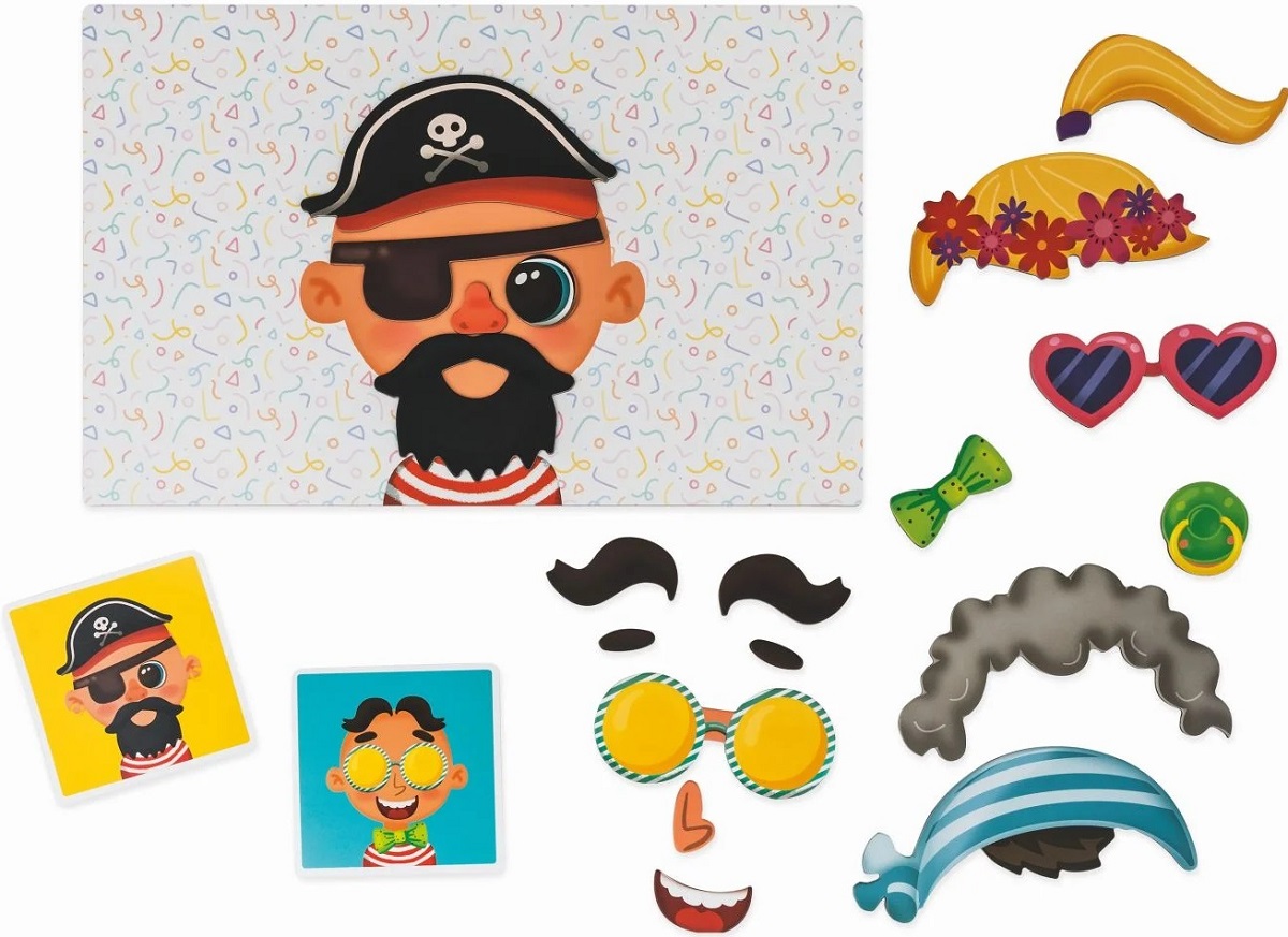 Joc magnetic: Fete amuzante. Happi Hobbi