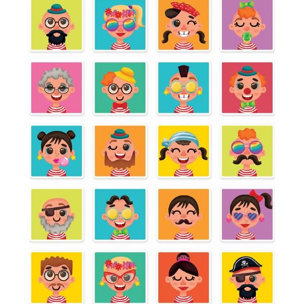 Joc magnetic: Fete amuzante. Happi Hobbi