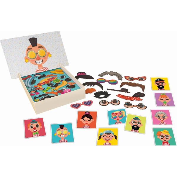 Joc magnetic: Fete amuzante. Happi Hobbi