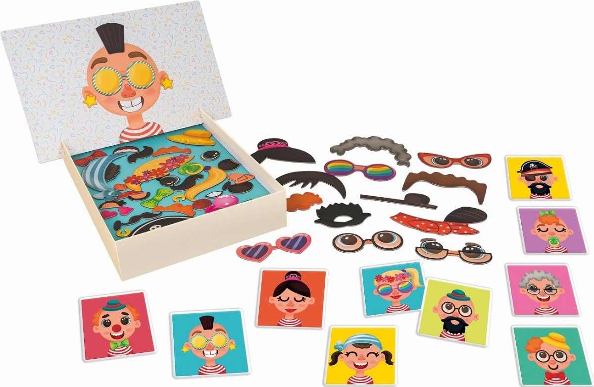 Joc magnetic: Fete amuzante. Happi Hobbi