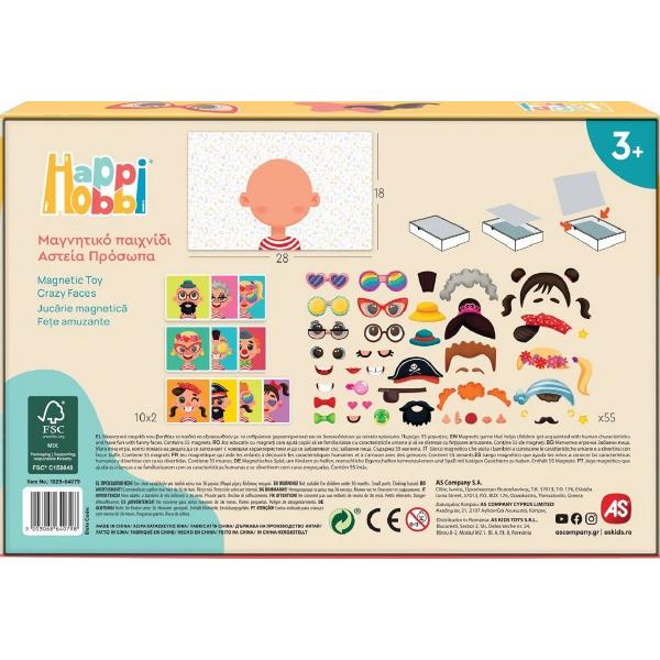 Joc magnetic: Fete amuzante. Happi Hobbi