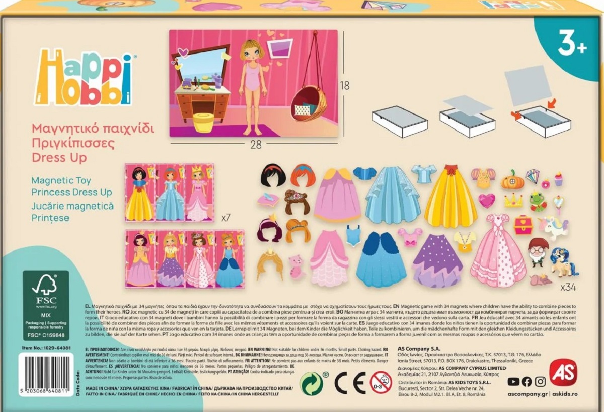 Joc magnetic: Printese. Happi Hobbi