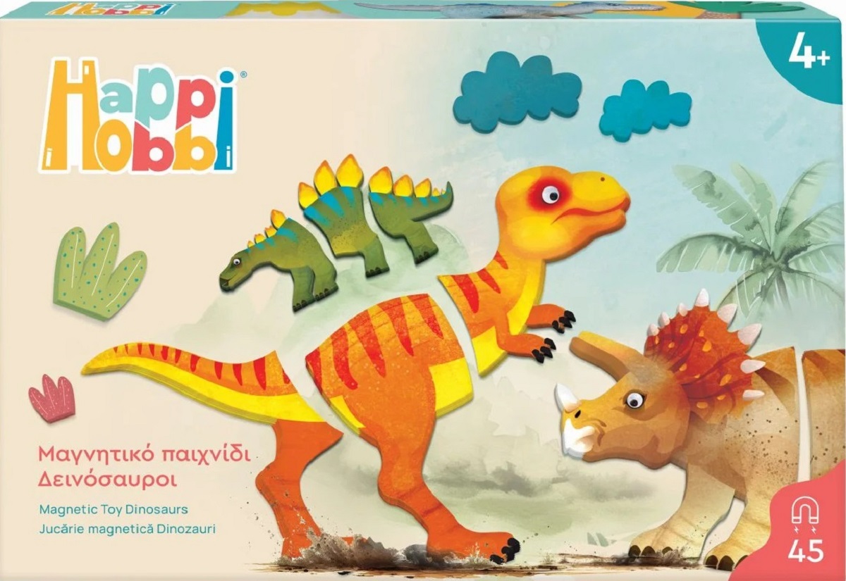 Joc magnetic: Dinozauri. Happi Hobbi