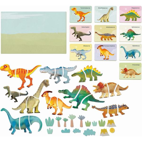 Joc magnetic: Dinozauri. Happi Hobbi