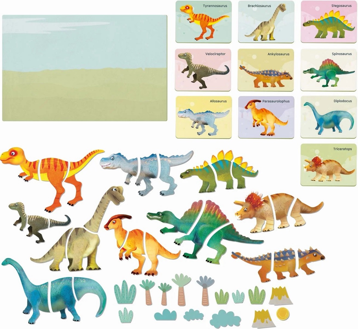 Joc magnetic: Dinozauri. Happi Hobbi