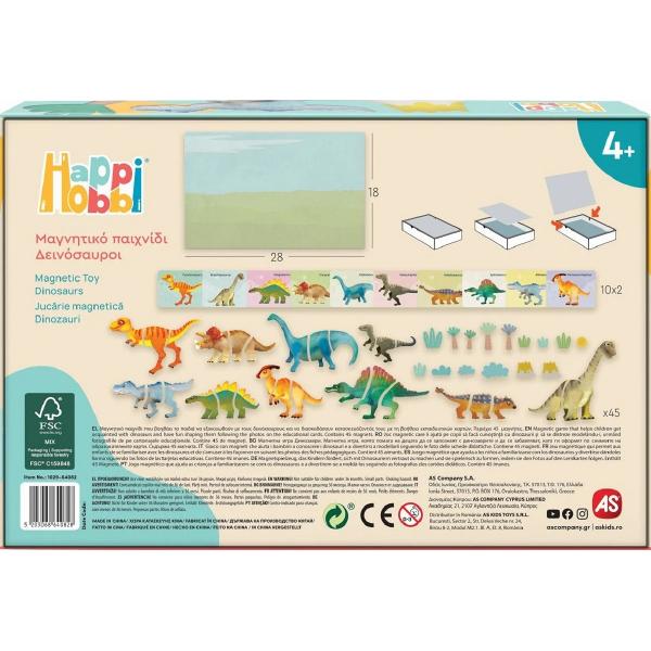 Joc magnetic: Dinozauri. Happi Hobbi