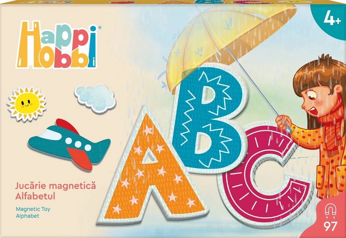 Joc magnetic: Alfabetul. Happi Hobbi