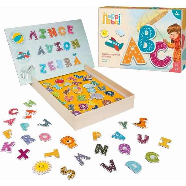 Joc magnetic: Alfabetul. Happi Hobbi