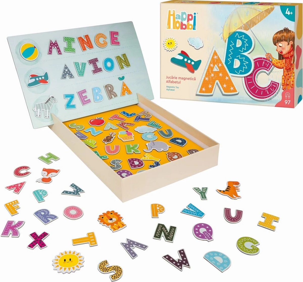 Joc magnetic: Alfabetul. Happi Hobbi