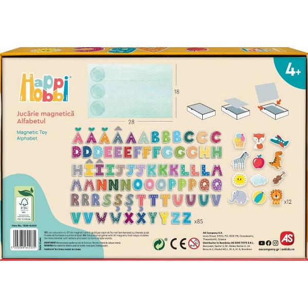 Joc magnetic: Alfabetul. Happi Hobbi