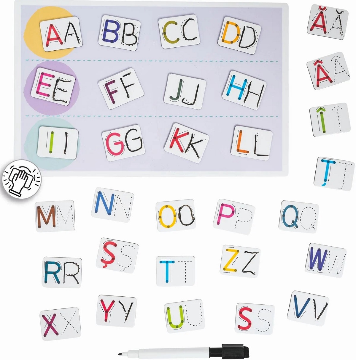 Joc magnetic: Invat sa scriu. Happi Hobbi