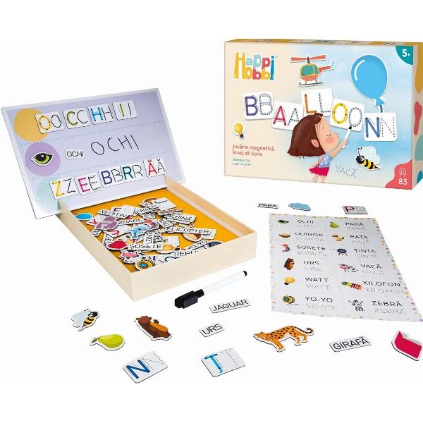 Joc magnetic: Invat sa scriu. Happi Hobbi