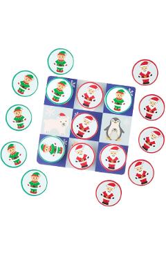 Poza produsului Joc: Tic Tac Toe din lemn. Varianta de sarbatori