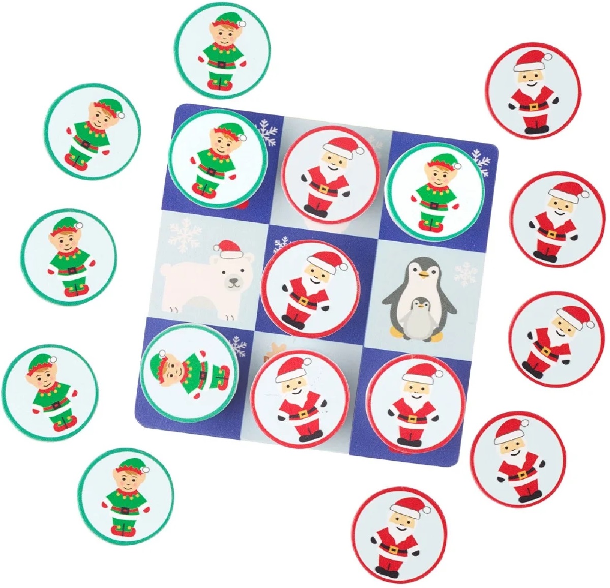 Joc: Tic Tac Toe din lemn. Varianta de sarbatori